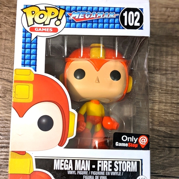 Funko POP! Mega Man-Fire Storm - Picture 1 of 4